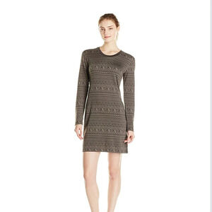 Kavu Gretta Green Heathered Crew Neck Dress